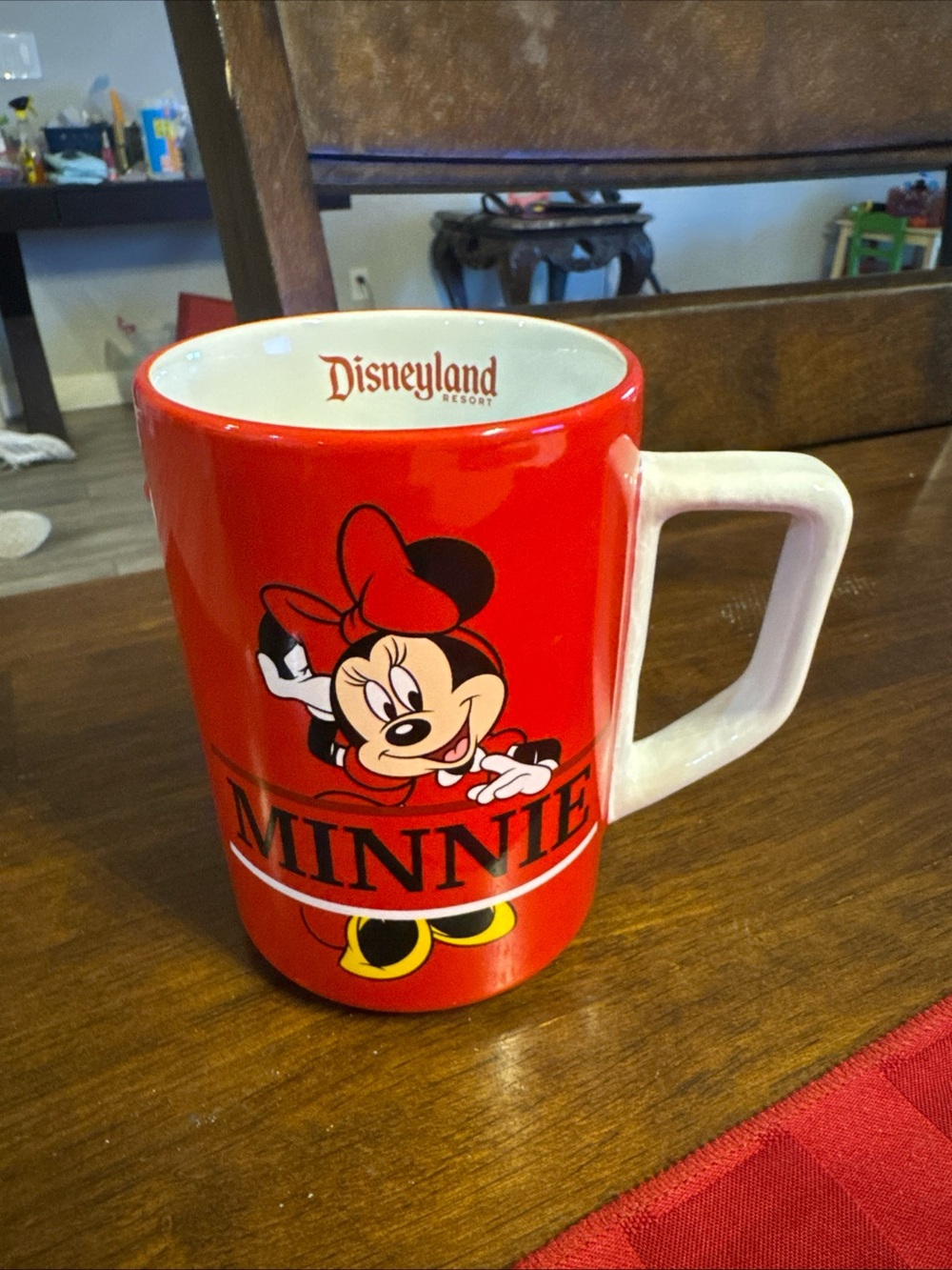 Disneyland Minnie Red Ceramic Mug